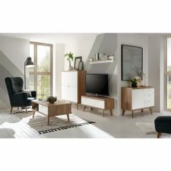 Norrwood Wandboard Gyland - Matt Weiß / Eiche Riviera Dekor -WOHNZIMMERMÖBEL Verkäufe 1000164007 190307 08392200049 MOOD GALLERYIMAGES P000000001000164007 mood