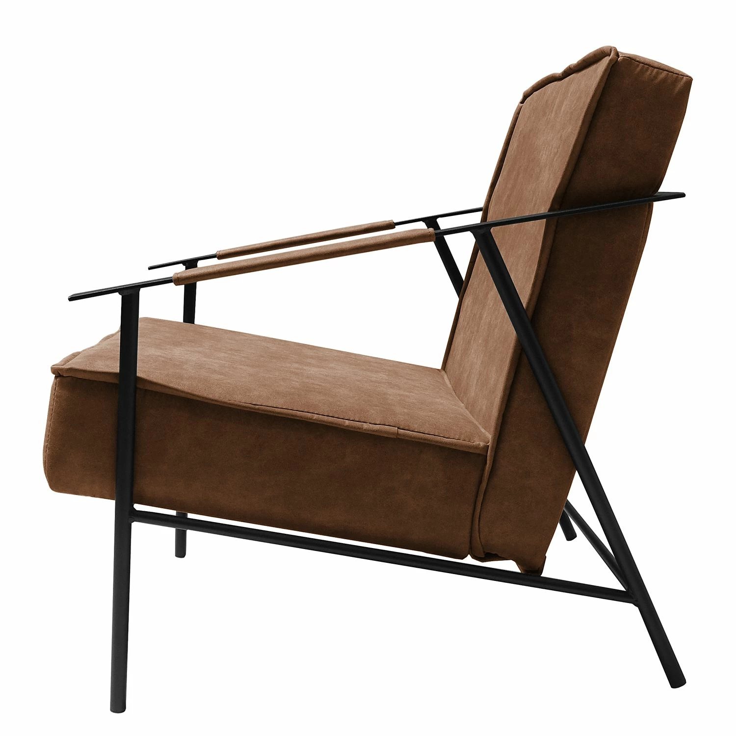 Jack & Alice Sessel Canoas II - Samt - Microfaser Priya: Cognac 3 Jack & Alice Sessel Canoas II - Samt - Microfaser Priya: Cognac – Bild 3