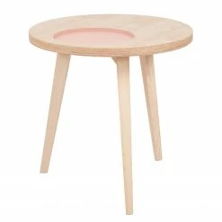 Kayoom Beistelltisch Addison - Esche teilmassiv - Pastellapricot