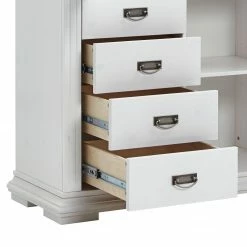 Maison Belfort Highboard Kampen - Kiefer massiv - Kiefer weiß -WOHNZIMMERMÖBEL Verkäufe 1000166109 190325 15472600005 GALLERYIMAGES P000000001000166109