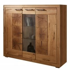 Naturoo Highboard Darley II - Wildeiche massiv
