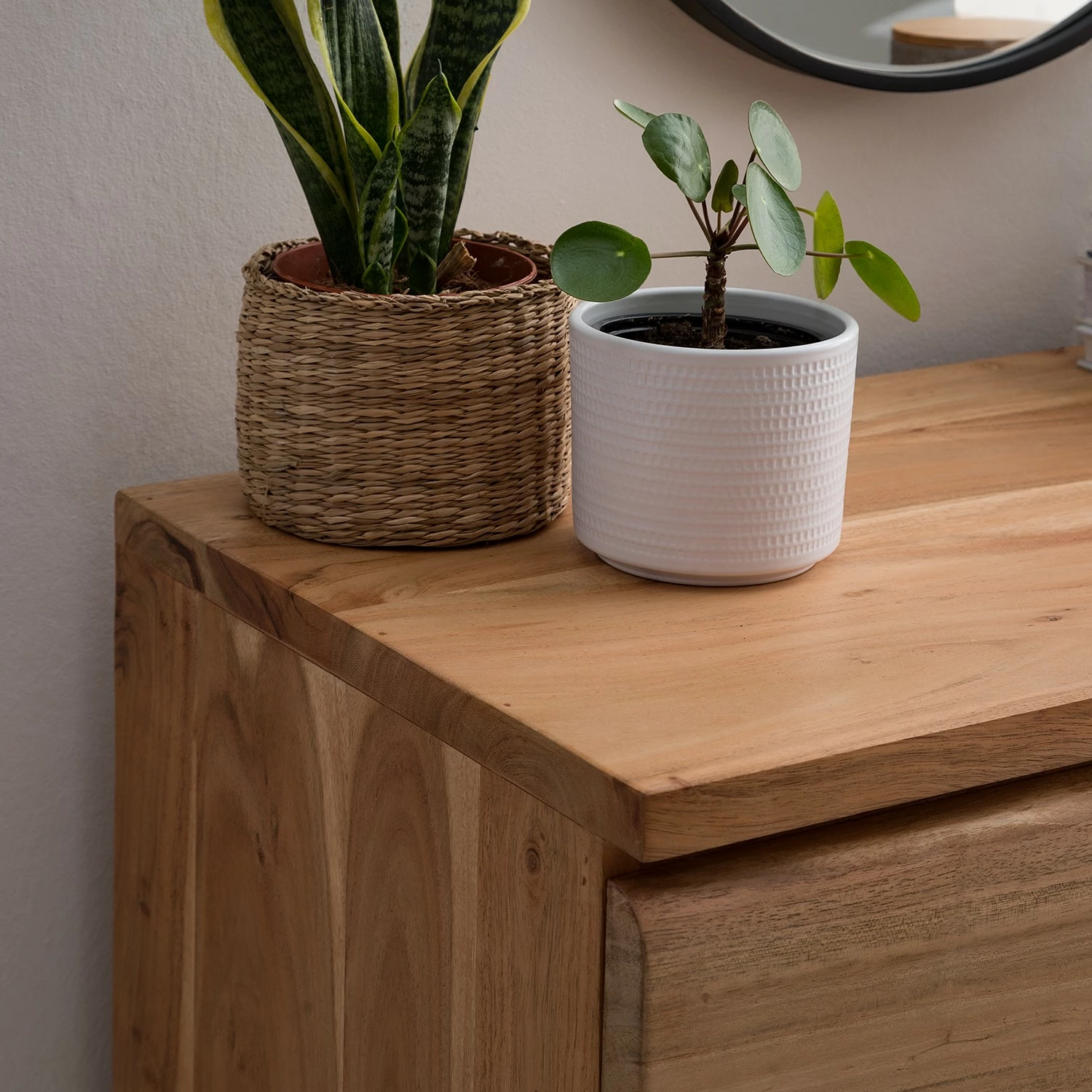 Ars Natura Kommode Vardo - Akazie massiv / Metall - Akazie / Schwarz 6 Ars Natura Kommode Vardo - Akazie massiv / Metall - Akazie / Schwarz – Bild 6