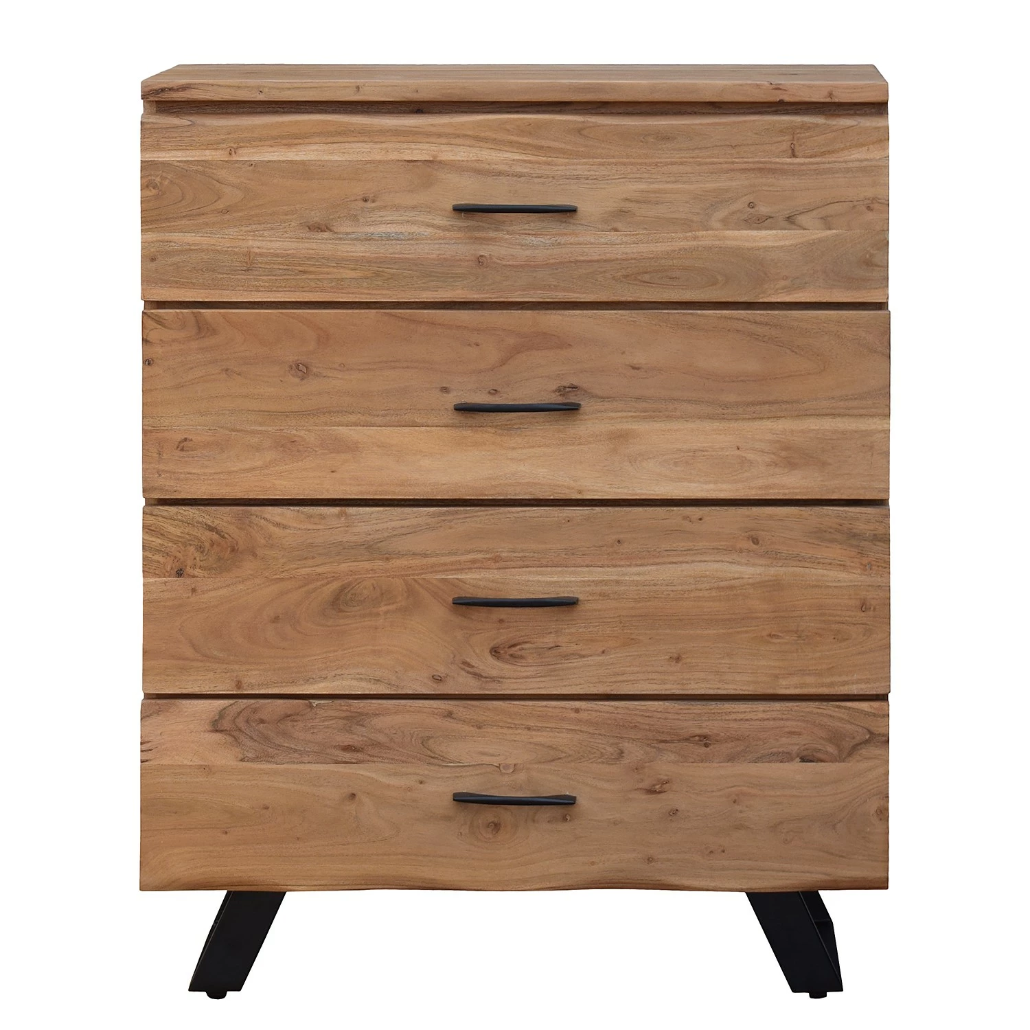 Ars Natura Kommode Vardo - Akazie massiv / Metall - Akazie / Schwarz 1 Ars Natura Kommode Vardo - Akazie massiv / Metall - Akazie / Schwarz