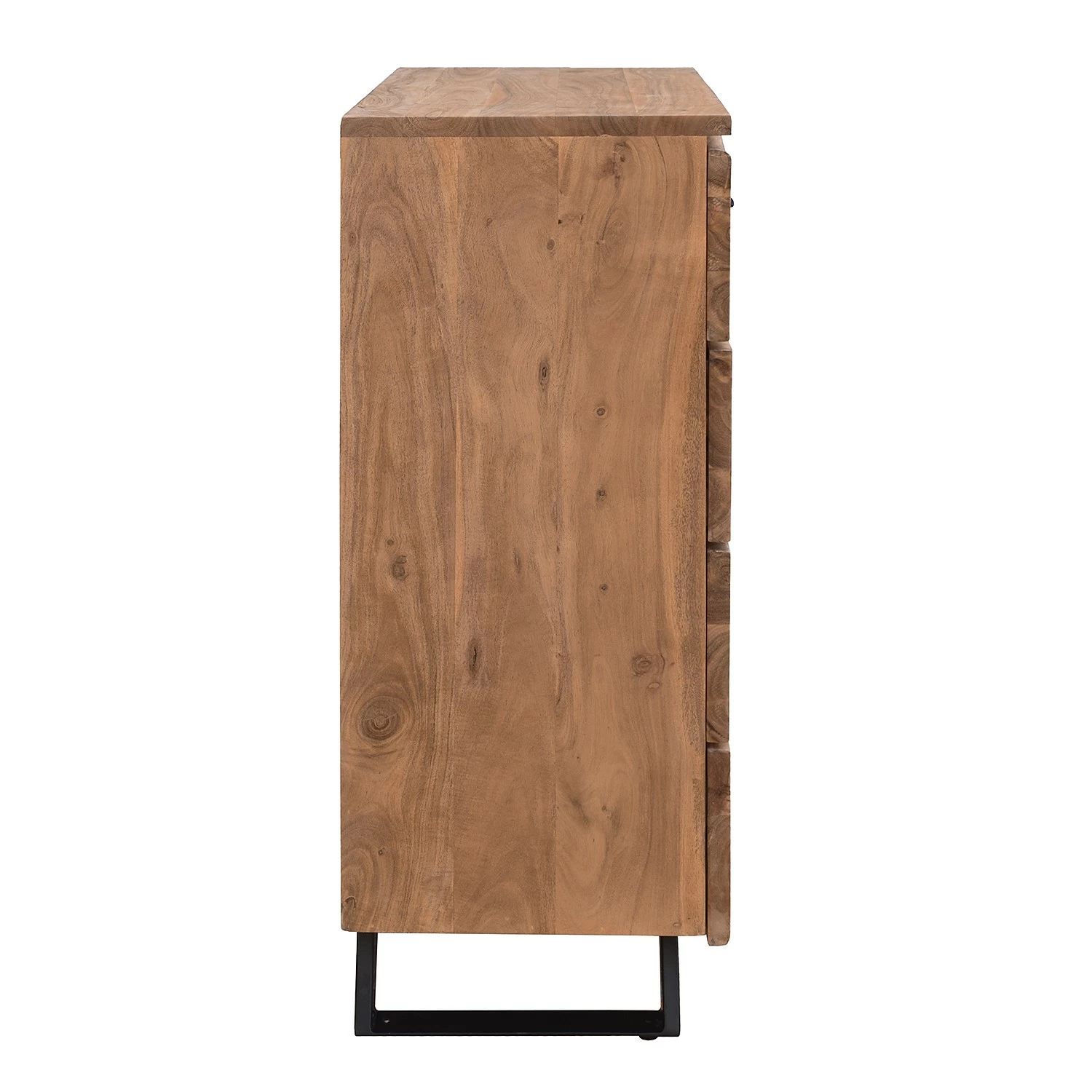 Ars Natura Kommode Vardo - Akazie massiv / Metall - Akazie / Schwarz 8 Ars Natura Kommode Vardo - Akazie massiv / Metall - Akazie / Schwarz – Bild 8