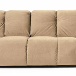 Jack & Alice Ecksofa Malter - Samt - Beige - Longchair davorstehend rechts -WOHNZIMMERMÖBEL Verkäufe 1000166812 190325 18170700094 GALLERYIMAGES P000000001000166812