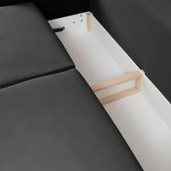 Jack & Alice Schlafsofa Baitz I - Samt - Dunkelgrau -WOHNZIMMERMÖBEL Verkäufe 1000166858 190502 13143500165 GALLERYIMAGES P000000001000166858