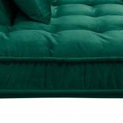 Jack & Alice Ecksofa Polich - Samt - Dunkelgrün - Ottomane davorstehend links 19 Jack & Alice Ecksofa Polich - Samt - Dunkelgrün - Ottomane davorstehend links -WOHNZIMMERMÖBEL Verkäufe 1000166872 190502 13145800344 GALLERYIMAGES P000000001000166872