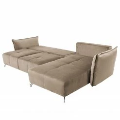 Fredriks Ecksofa Dolgen - Samt - Cappuccino -WOHNZIMMERMÖBEL Verkäufe 1000166887 190502 13152500554 GALLERYIMAGES P000000001000166887