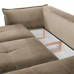 Fredriks Ecksofa Dolgen - Samt - Cappuccino -WOHNZIMMERMÖBEL Verkäufe 1000166887 190502 13152500560 GALLERYIMAGES P000000001000166887