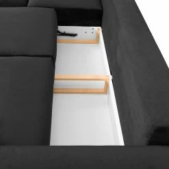 Jack & Alice Ecksofa Baitz I - Samt Krysia: Dunkelgrau - Ottomane davorstehend links 40 Jack & Alice Ecksofa Baitz I - Samt Krysia: Dunkelgrau - Ottomane davorstehend links -WOHNZIMMERMÖBEL Verkäufe 1000166895 220601 160 DETAILS P000000001000166895