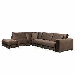 Jack & Alice Ecksofa Oakey I - Samt - Braun - Ecke davorstehend links -WOHNZIMMERMÖBEL Verkäufe 1000166916 190502 13161200936 GALLERYIMAGES P000000001000166916