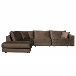 Jack & Alice Ecksofa Oakey I - Samt - Braun - Ecke davorstehend links -WOHNZIMMERMÖBEL Verkäufe 1000166916 190502 13161200938 GALLERYIMAGES P000000001000166916