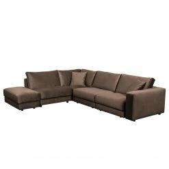 Jack & Alice Ecksofa Oakey I - Samt - Braun - Ecke davorstehend links -WOHNZIMMERMÖBEL Verkäufe 1000166916 190502 13161200943 GALLERYIMAGES P000000001000166916