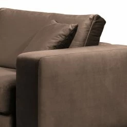 Jack & Alice Ecksofa Oakey I - Samt - Braun - Ecke davorstehend links -WOHNZIMMERMÖBEL Verkäufe 1000166916 190502 13161200944 GALLERYIMAGES P000000001000166916