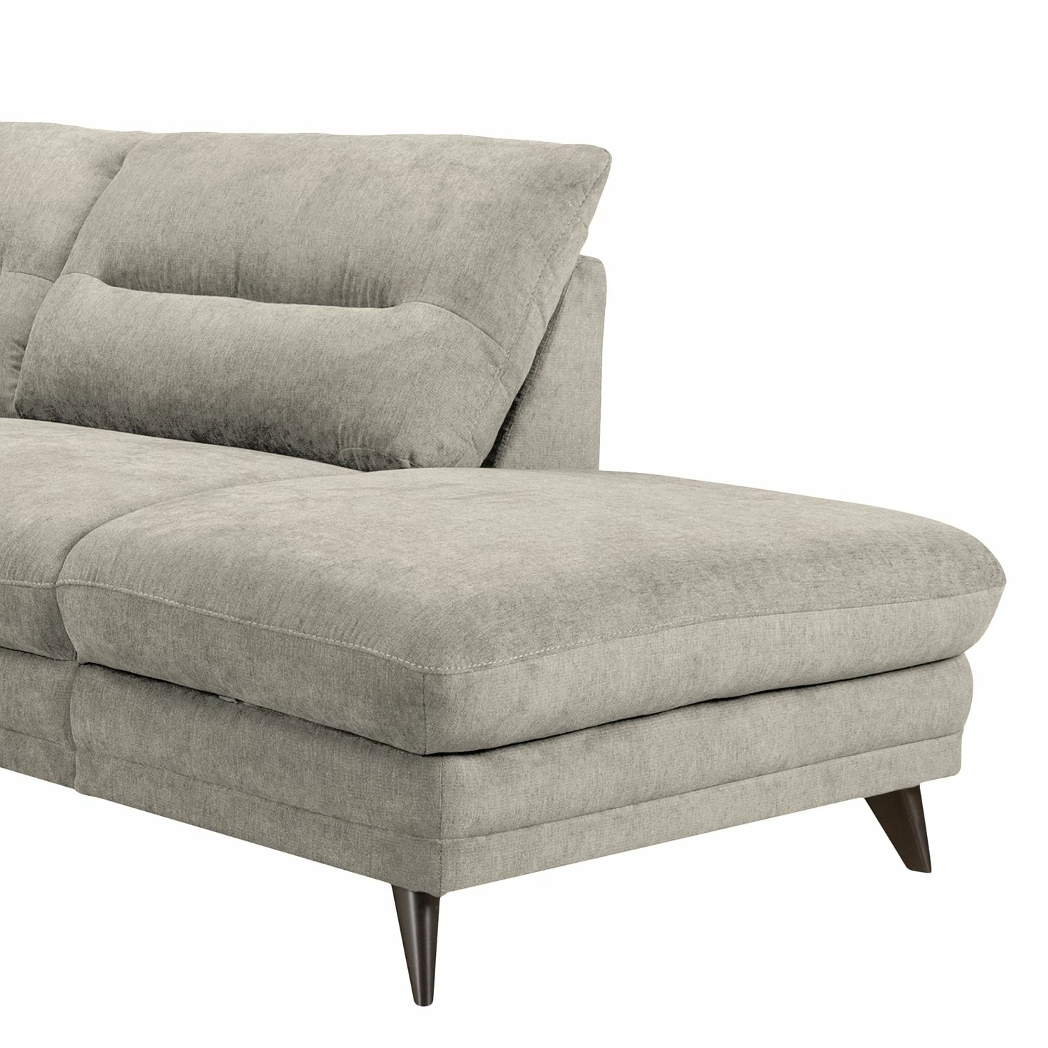 Fredriks Ecksofa Lutz III - Microfaser - Sandgrau - Ottomane davorstehend rechts 7 Fredriks Ecksofa Lutz III - Microfaser - Sandgrau - Ottomane davorstehend rechts – Bild 7