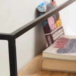 Norrwood Wandregal Silop - Mango massiv / Metall - Mango / Schwarz -WOHNZIMMERMÖBEL Verkäufe 1000167753 190416 11592600070 GALLERYIMAGES P000000001000167753