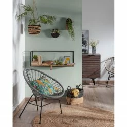 Norrwood Wandregal Silop - Mango massiv / Metall - Mango / Schwarz -WOHNZIMMERMÖBEL Verkäufe 1000167753 200429 06495100087 MOOD DETAILS P000000001000167753 mood