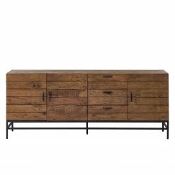 Ars manufacti Sideboard Grasby II - Altholz Pinie / Metall - Pinie Dunkel / Schwarz -WOHNZIMMERMÖBEL Verkäufe 1000168548 191126 17373400008 DETAILS P000000001000168548