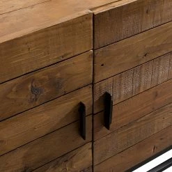 Ars manufacti Sideboard Grasby II - Altholz Pinie / Metall - Pinie Dunkel / Schwarz -WOHNZIMMERMÖBEL Verkäufe 1000168548 191126 17373500022 DETAILS P000000001000168548