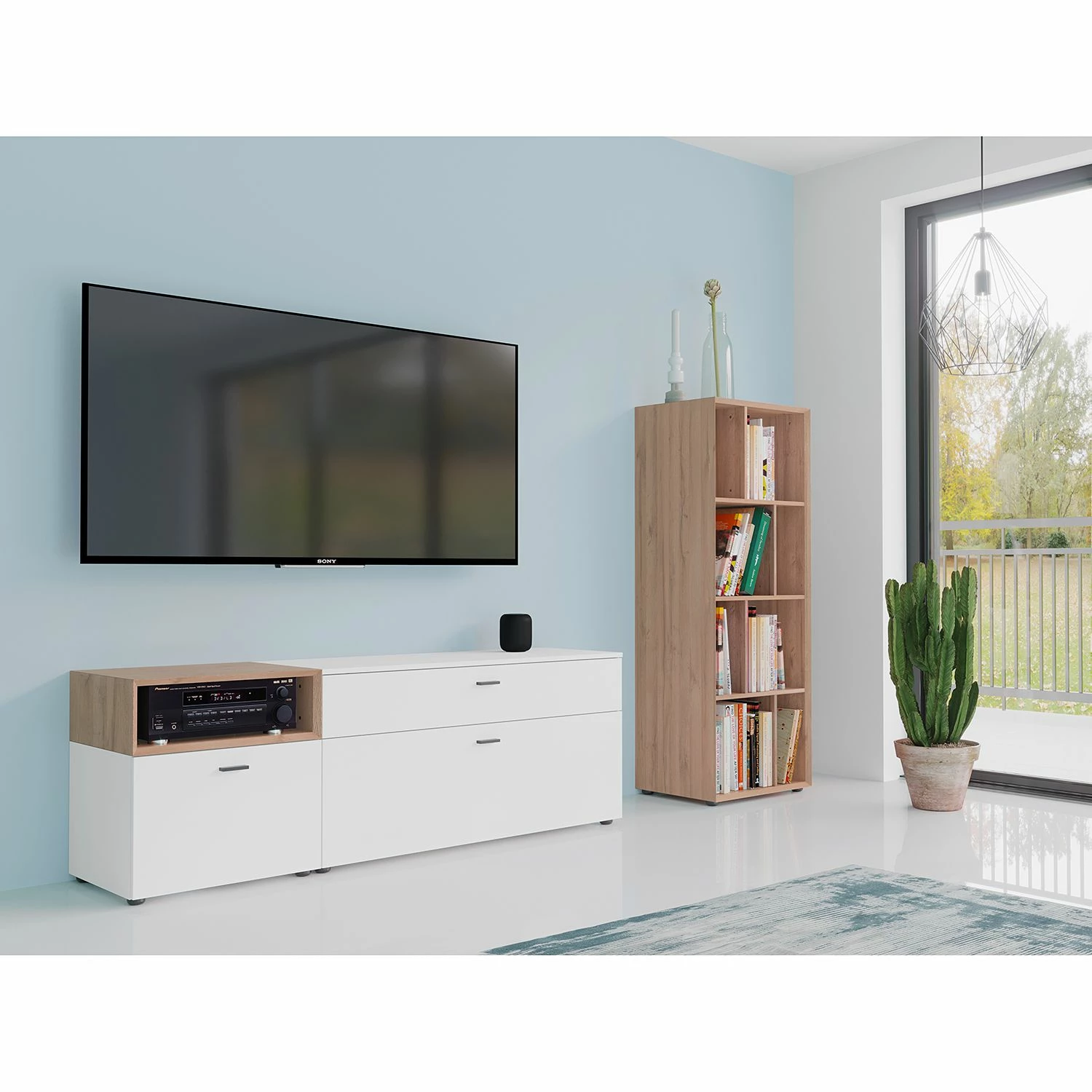 Germania Regal Coruna - Eiche Grandson Dekor 2 Germania Regal Coruna - Eiche Grandson Dekor – Bild 2