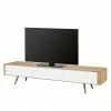 Studio Copenhagen TV-Lowboard Loca V - Wildeiche teilmassiv - Wildeiche - Breite: 225 cm - Tiefe: 42 cm