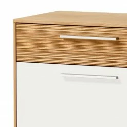 Voss Kommode Loveno II - Eiche teilmassiv / Metall - Türanschlag rechts - Weiß -WOHNZIMMERMÖBEL Verkäufe 1000169061 190402 11284800011 GALLERYIMAGES P000000001000169061