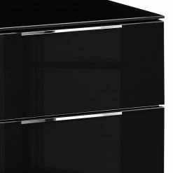 Maja Möbel TV-Lowboard Shino II - Glas Schwarz / Schwarz -WOHNZIMMERMÖBEL Verkäufe 1000170615 190418 12393500092 GALLERYIMAGES P000000001000170615