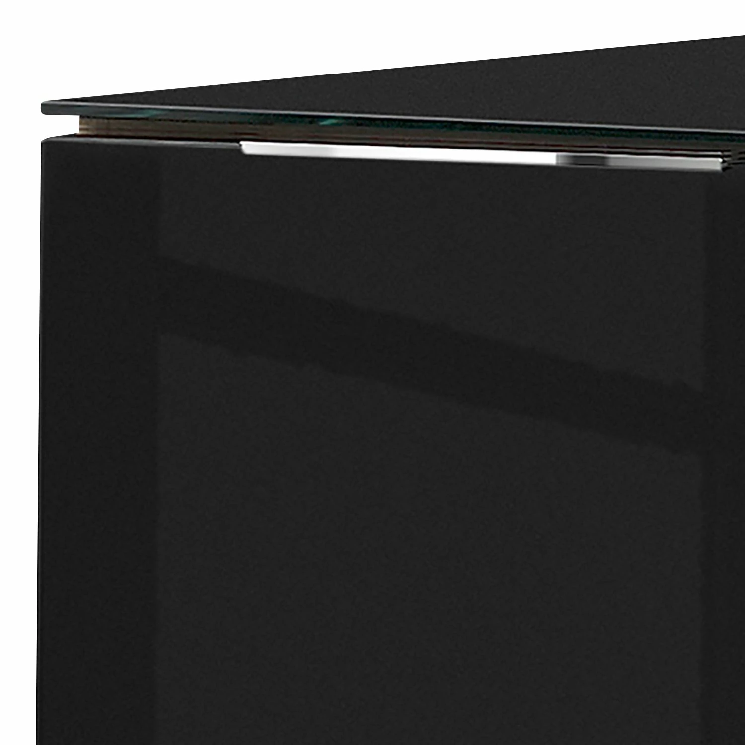 Maja Möbel Sideboard Shino IV - Glas Schwarz / Eiche Riviera Dekor 2 Maja Möbel Sideboard Shino IV - Glas Schwarz / Eiche Riviera Dekor – Bild 2