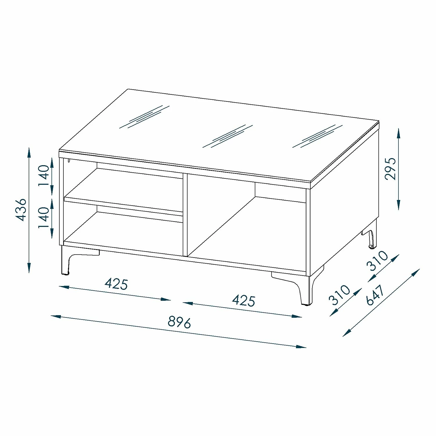Maja Möbel Couchtisch Shino - Glas Schwarz / Eiche Riviera Dekor 6 Maja Möbel Couchtisch Shino - Glas Schwarz / Eiche Riviera Dekor – Bild 6