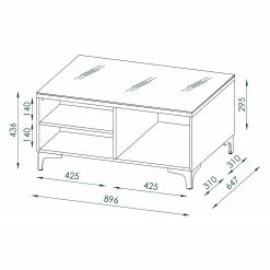 Maja Möbel Couchtisch Shino - Glas Weiß / Eiche Riviera Dekor 12 Maja Möbel Couchtisch Shino - Glas Weiß / Eiche Riviera Dekor -WOHNZIMMERMÖBEL Verkäufe 1000170652 190418 12394600241 GALLERYIMAGES P000000001000170652