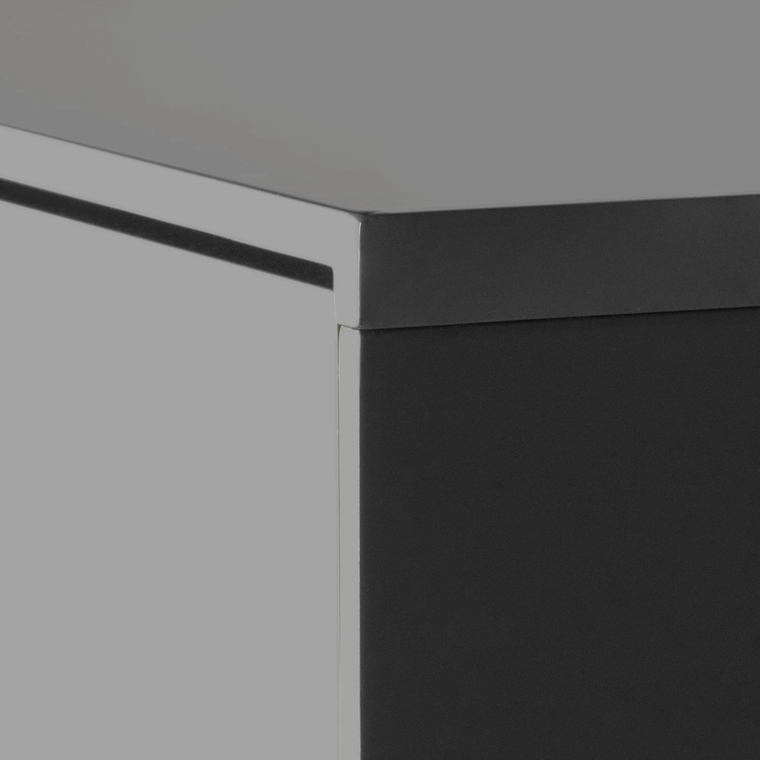 Mørteens Wohnwand Lindholm (4-teilig) - Eiche teilmassiv - Grau 9 Mørteens Wohnwand Lindholm (4-teilig) - Eiche teilmassiv - Grau – Bild 9