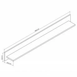 Loftscape Wandboard Charnocks - Weiß - Breite: 180 cm -WOHNZIMMERMÖBEL Verkäufe 1000171313 190424 07575400024 GALLERYIMAGES P000000001000171313