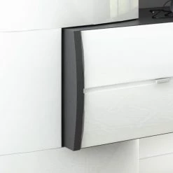 Loftscape Wohnwand Mury (4-teilig) - Hochglanz Weiß / Anthrazit 20 Loftscape Wohnwand Mury (4-teilig) - Hochglanz Weiß / Anthrazit -WOHNZIMMERMÖBEL Verkäufe 1000171335 190424 07575900120 GALLERYIMAGES P000000001000171335