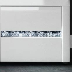 Loftscape TV-Lowboard Charnocks I - Hochglanz Weiß / Matt Weiß -WOHNZIMMERMÖBEL Verkäufe 1000171352 190424 07580400260 GALLERYIMAGES P000000001000171352