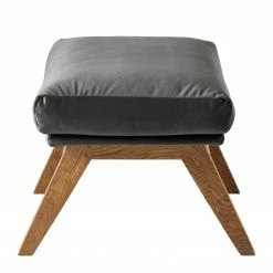 Studio Copenhagen Polsterhocker Garbo IV - Samt Shyla: Rauchgrün - Beige -WOHNZIMMERMÖBEL Verkäufe 1000172505 191216 16355500099 DETAILS P000000001000172505