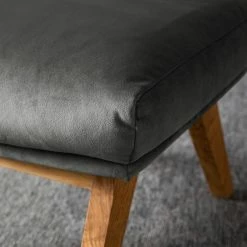 Studio Copenhagen Polsterhocker Garbo IV - Samt Shyla: Rauchgrün - Beige -WOHNZIMMERMÖBEL Verkäufe 1000172505 200106 10521400068 DETAILS P000000001000172505