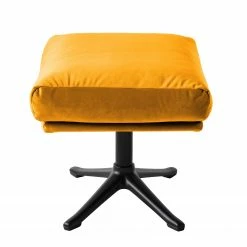 Studio Copenhagen Polsterhocker Garbo VI - Samt Shyla: Senfgelb - Schwarz -WOHNZIMMERMÖBEL Verkäufe 1000172550 191216 16360700369 DETAILS P000000001000172550