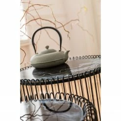 Kare Design Beistelltisch Wire (2-teilig) - Glas / Stahl - Schwarz -WOHNZIMMERMÖBEL Verkäufe 1000172882 190429 08143900474 GALLERYIMAGES P000000001000172882