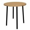 Temahome Couchtisch Ply - Echtholzfurnier - Eiche Hell - Durchmesser: 50 cm