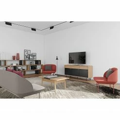 Temahome Regal One - Eiche / Schwarz -WOHNZIMMERMÖBEL Verkäufe 1000172899 201016 13320900414 MOOD DETAILS P000000001000172899 mood