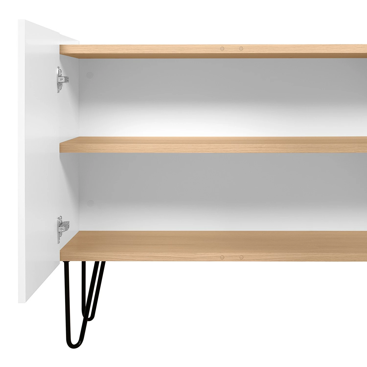 Temahome Sideboard Nina - Eiche / Weiß 8 Temahome Sideboard Nina - Eiche / Weiß – Bild 8