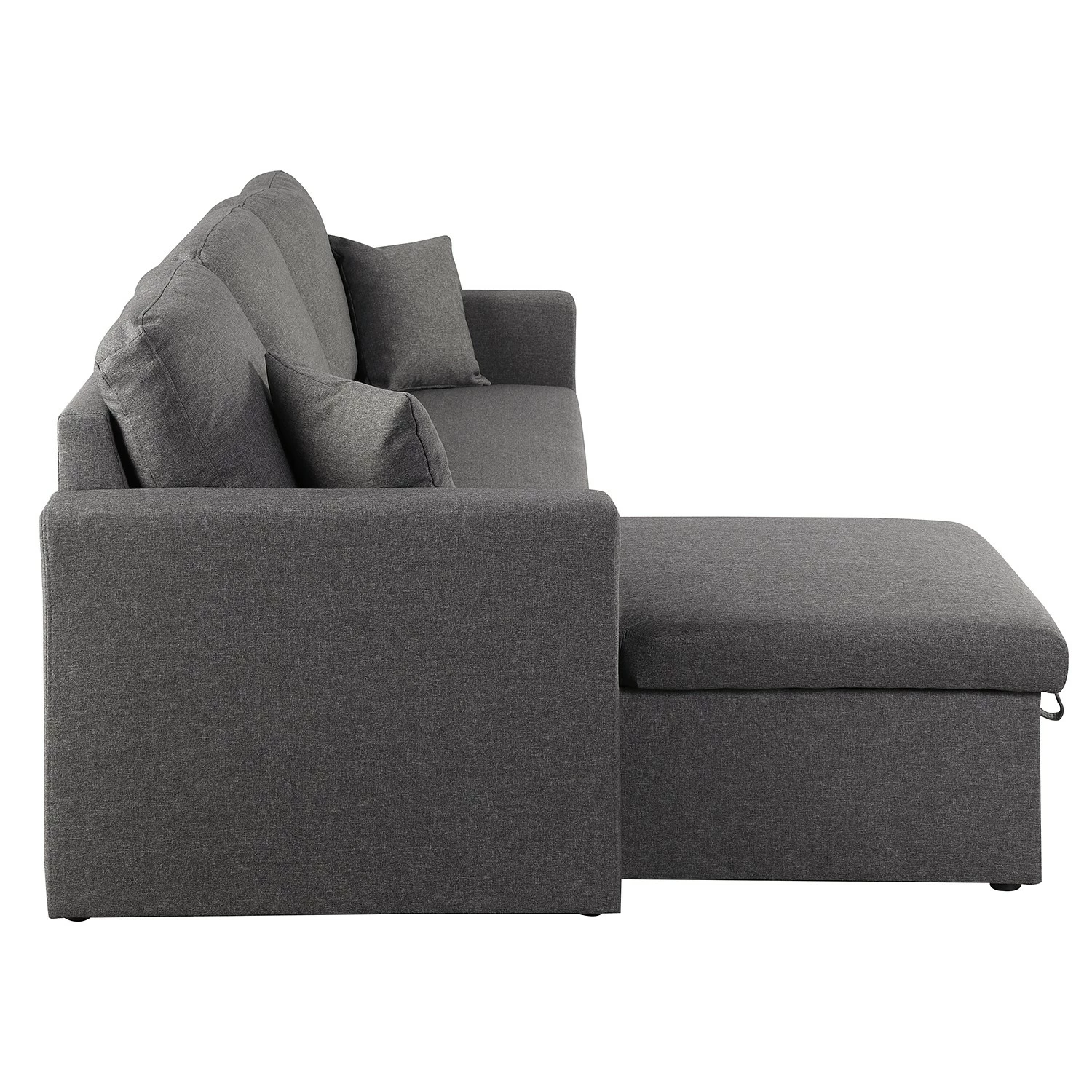 Fredriks Ecksofa Coventry I - Webstoff - Grau 11 Fredriks Ecksofa Coventry I - Webstoff - Grau – Bild 11