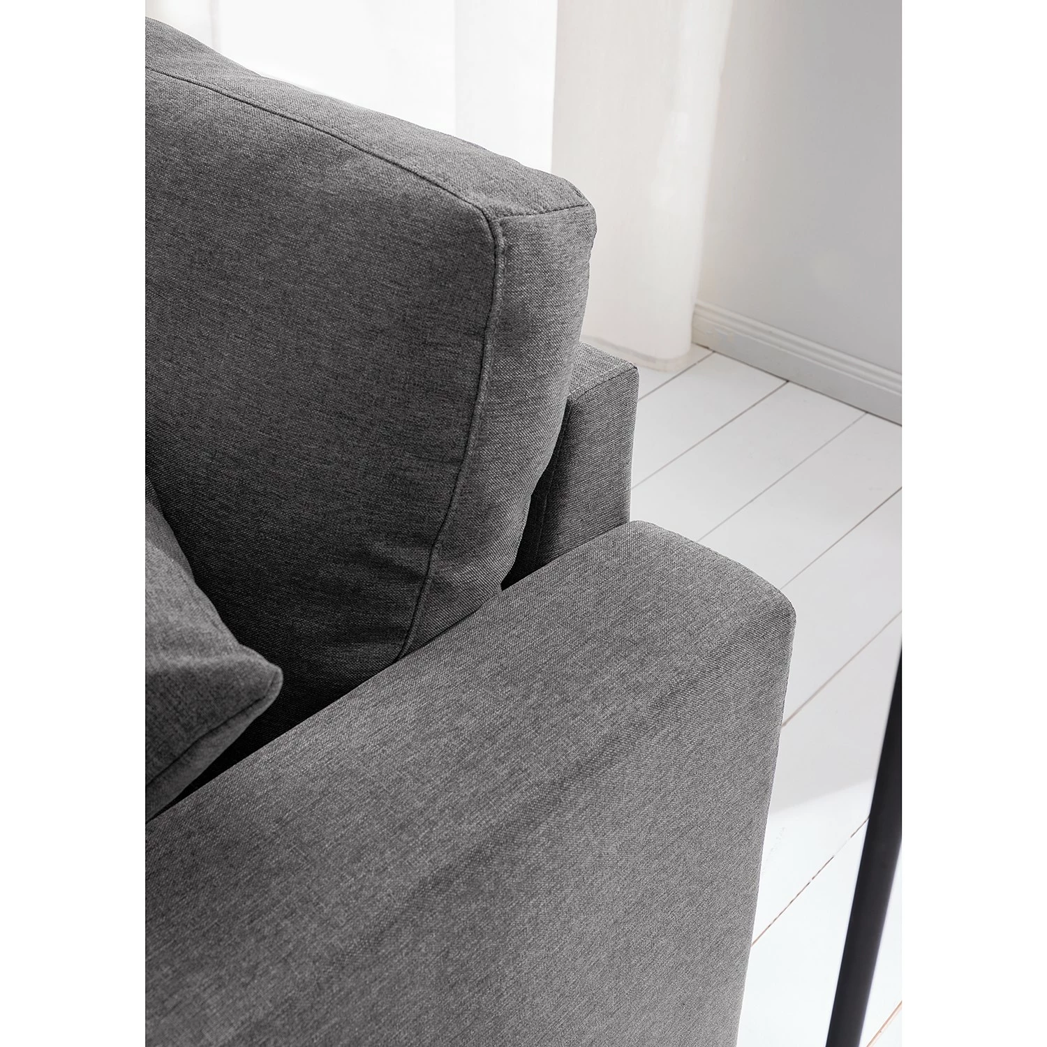 Fredriks Ecksofa Coventry I - Webstoff - Grau 15 Fredriks Ecksofa Coventry I - Webstoff - Grau – Bild 15
