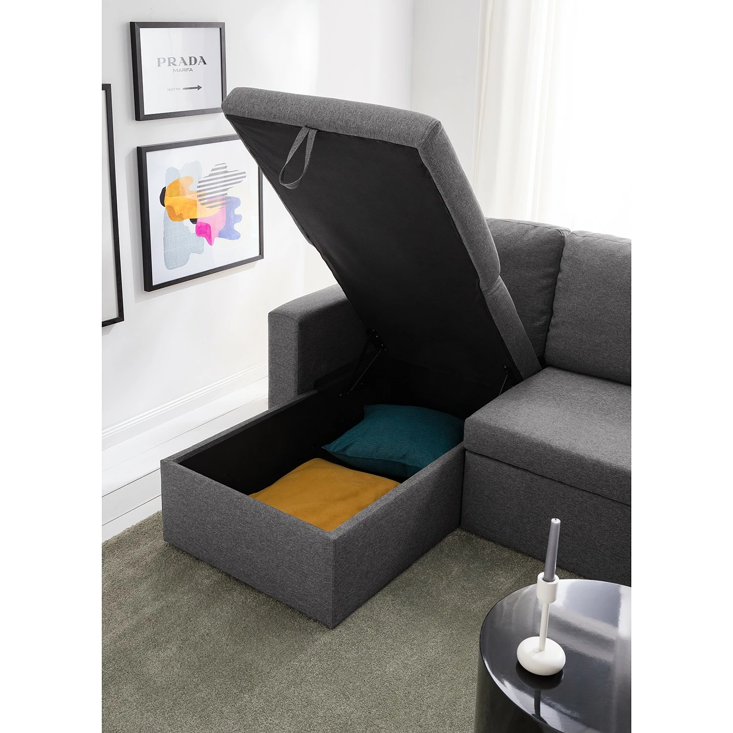 Fredriks Ecksofa Coventry I - Webstoff - Grau 18 Fredriks Ecksofa Coventry I - Webstoff - Grau – Bild 18