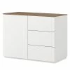 Temahome Kommode Join - Walnuss / Weiß