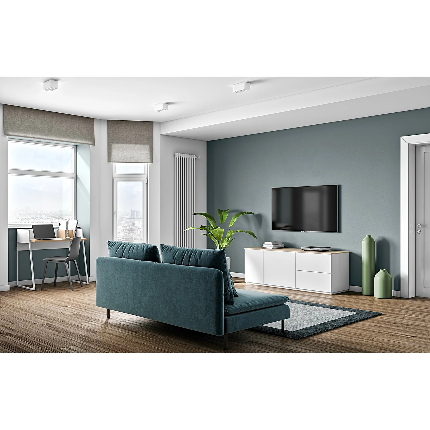 Temahome Sideboard Join I - Eiche / Weiß 3 Temahome Sideboard Join I - Eiche / Weiß – Bild 3