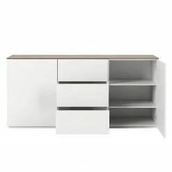 Temahome Sideboard Join II - Walnuss / Weiß -WOHNZIMMERMÖBEL Verkäufe 1000172934 201016 13405000630 DETAILS P000000001000172934