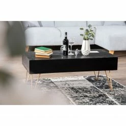 Jack & Alice Couchtisch Towa - Akazie massiv / Metall - Schwarz / Gold 5 Jack & Alice Couchtisch Towa - Akazie massiv / Metall - Schwarz / Gold -WOHNZIMMERMÖBEL Verkäufe 1000172946 211019 131829000025 MOOD DETAILS P000000001000172946 mood