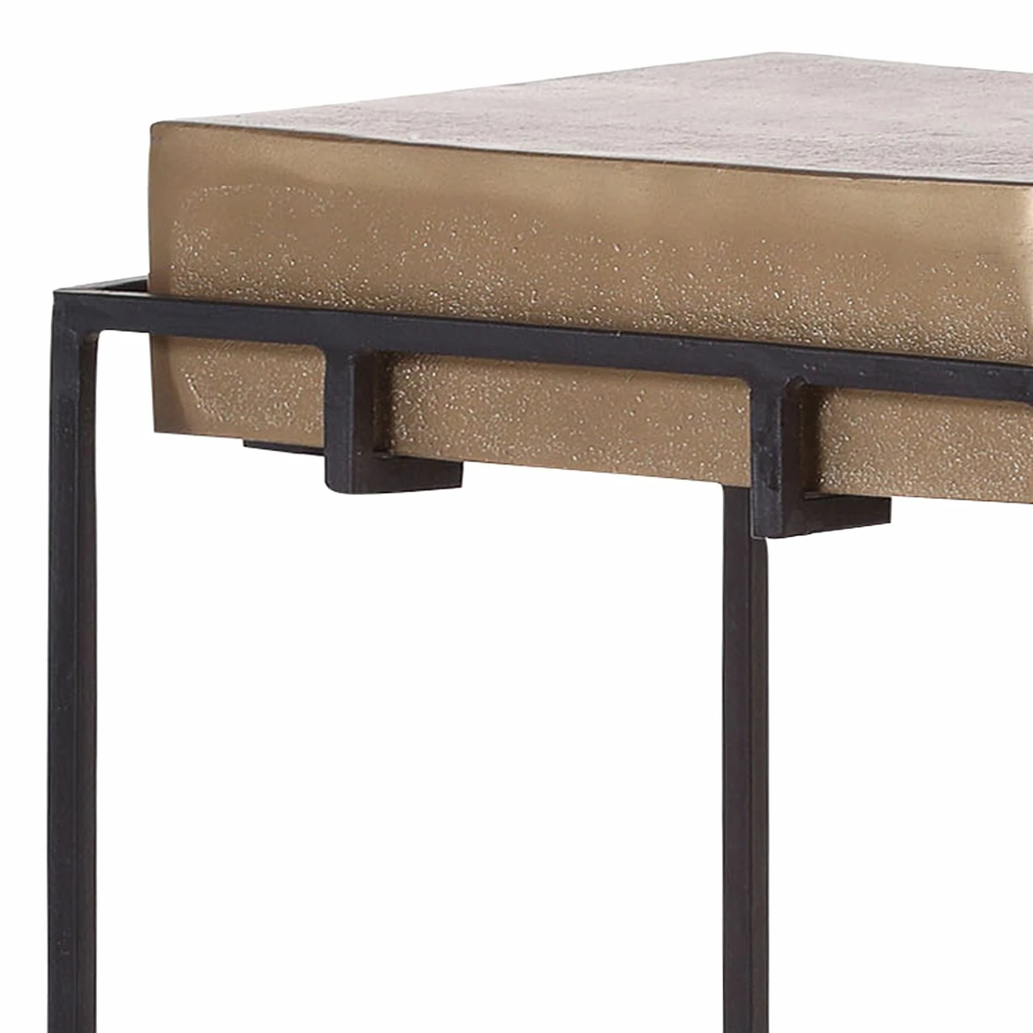 Ars manufacti Beistelltisch Bronzo - Eisen - Bronze / Schwarz 2 Ars manufacti Beistelltisch Bronzo - Eisen - Bronze / Schwarz – Bild 2