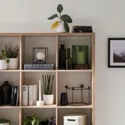 KiYDOO Regal Shelfy II - Eiche Sonoma Dekor - Breite: 158 cm -WOHNZIMMERMÖBEL Verkäufe 1000173850 191115 18360400027 DETAILS P000000001000173850